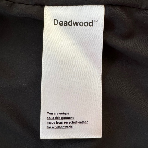 Deadwood Studios black leather miniskirt - Picture 2 of 7